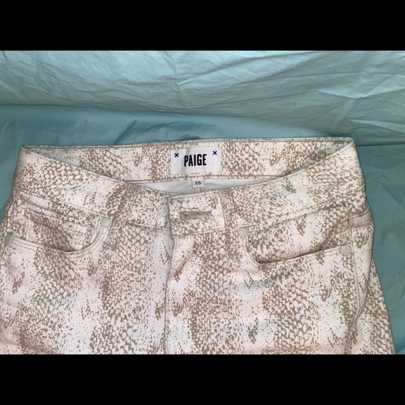 Paige denim snakeskin skinny jeans - Picture 4 of 5